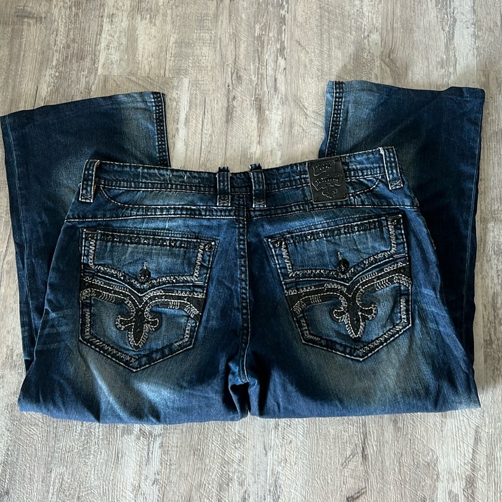 Rock Revival Pile Relaxed Straight Jeans